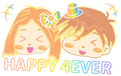 艾文與艾文旅伴Happy4Ever Logo